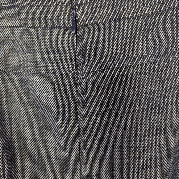 WHBM Skirt Womens 14 Gray Textured Pencil Office Career Business Stretch Midi - Picture 5 of 9